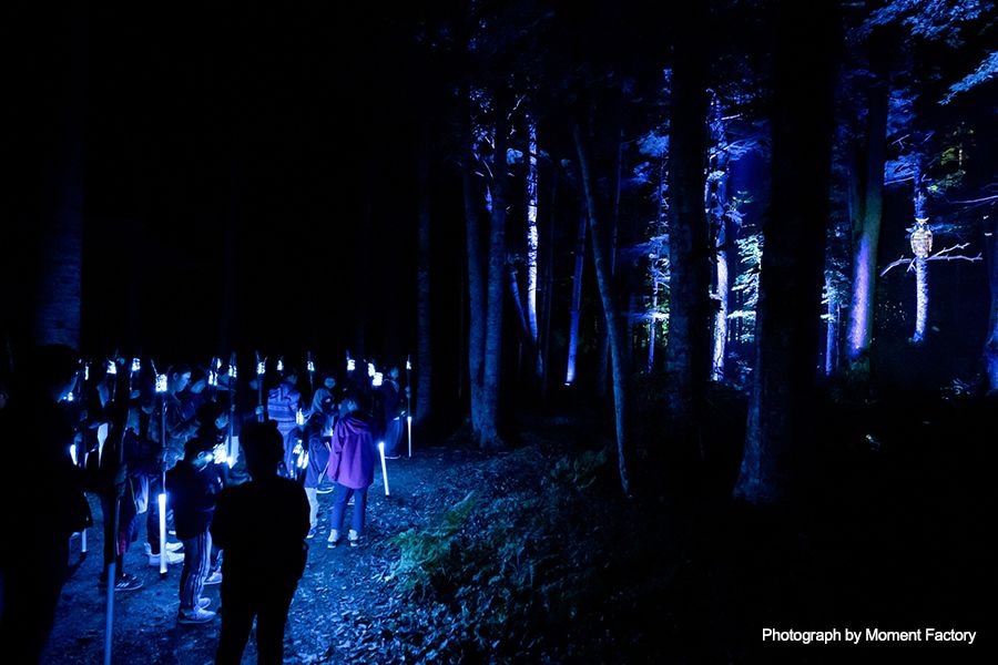 案例｜凯发k8为壮观的Kamuy Lumina魔法夜行旅游项目提供配乐设备